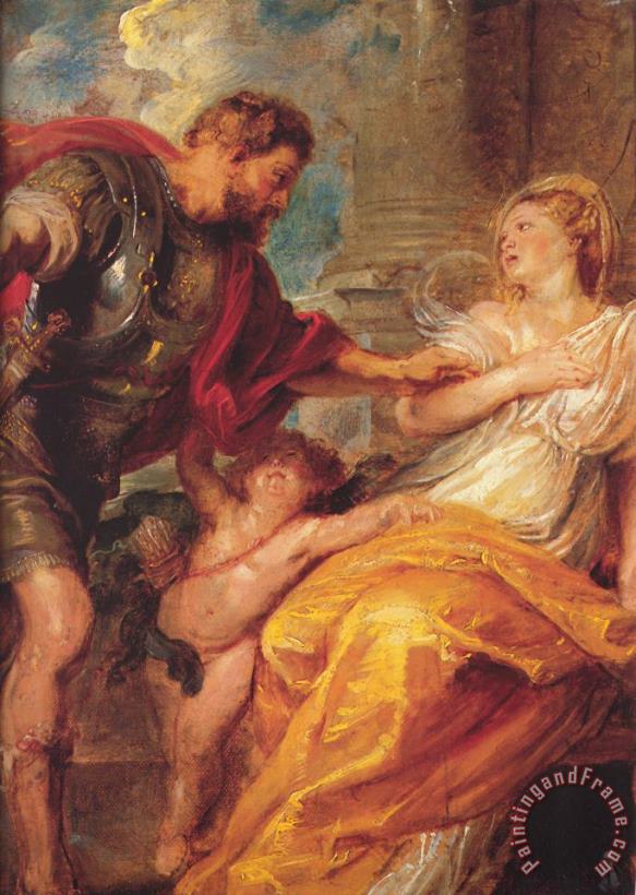 Peter Paul Rubens Mars And Rhea Silvia [detail] Art Print
